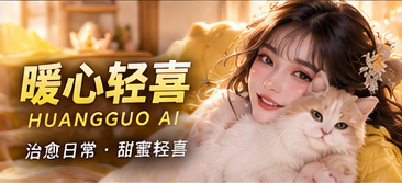 黄果AI短剧暖心轻喜题材视觉